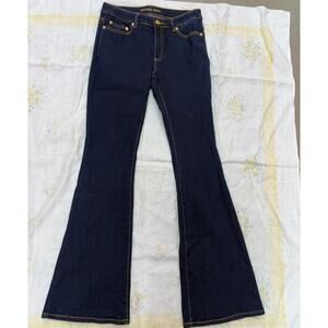 Michael Kors Women’s Size 6 Dark Wash Flare Jeans MK Logo Pocket